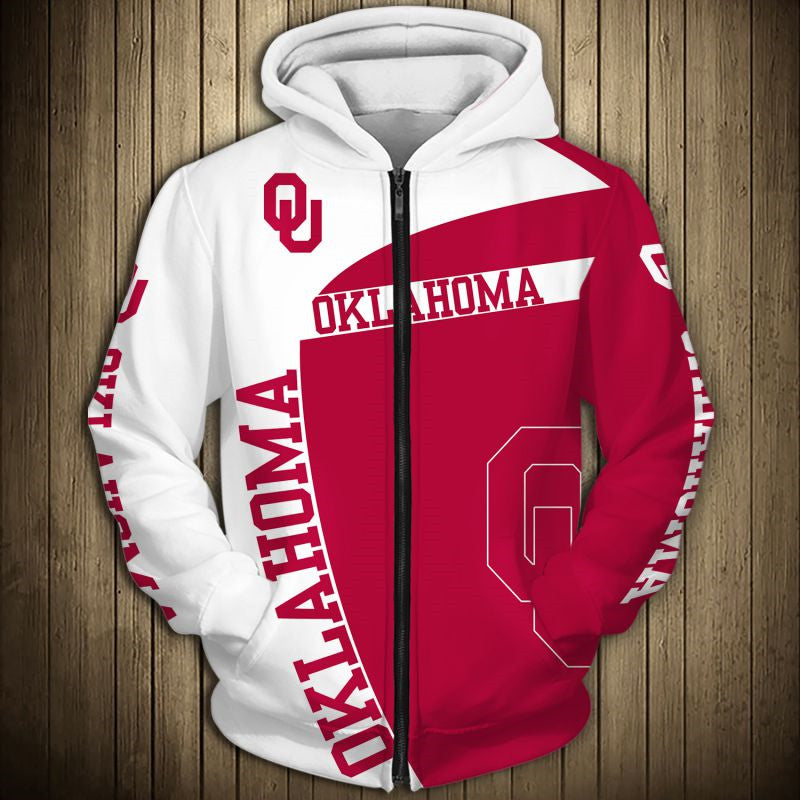 Oklahoma Sooners Zip-Up Hoodie - Unleash Your Sooner Spirit